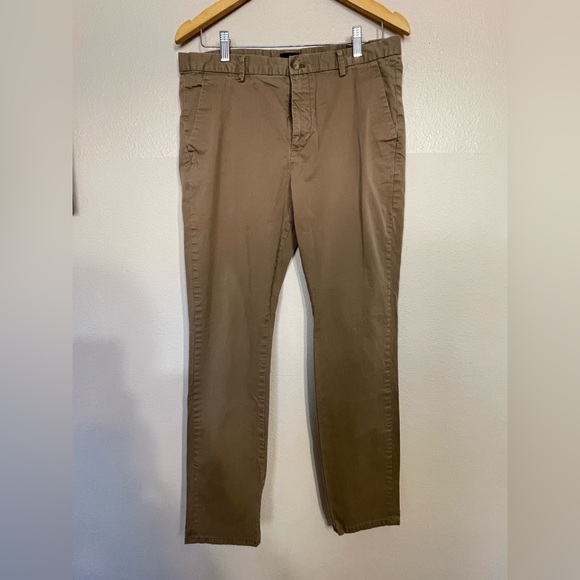H&M Men's Brown slim fit Chinos 34/29 - Picture 1 of 6